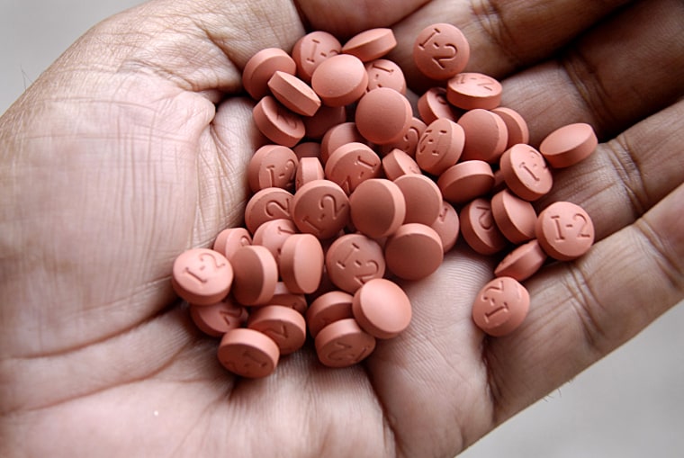 Image: Ibuprofen tablets.