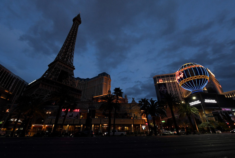 With the push of a button, Las Vegas comes to life — or goes dark -  Wednesday, Aug. 21, 2013