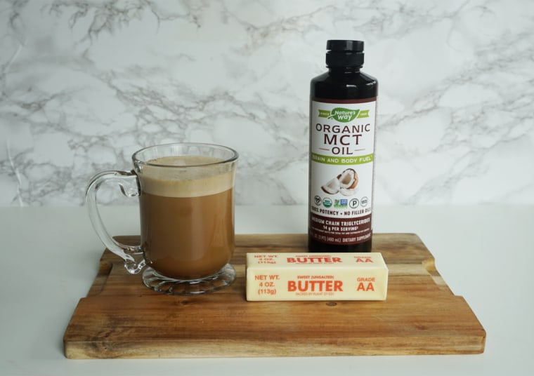 Bulletproof coffee, or butter coffee, requires just three basic ingredients. 