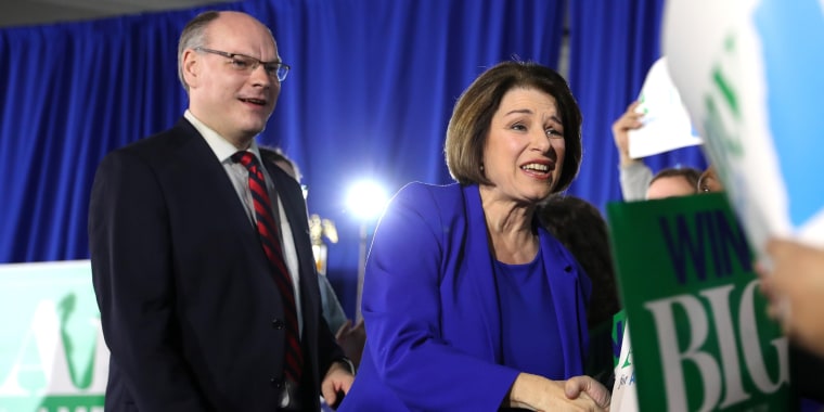 Presidential Candidate Amy Klobuchar Holds Primary Night Event In New Hampshire