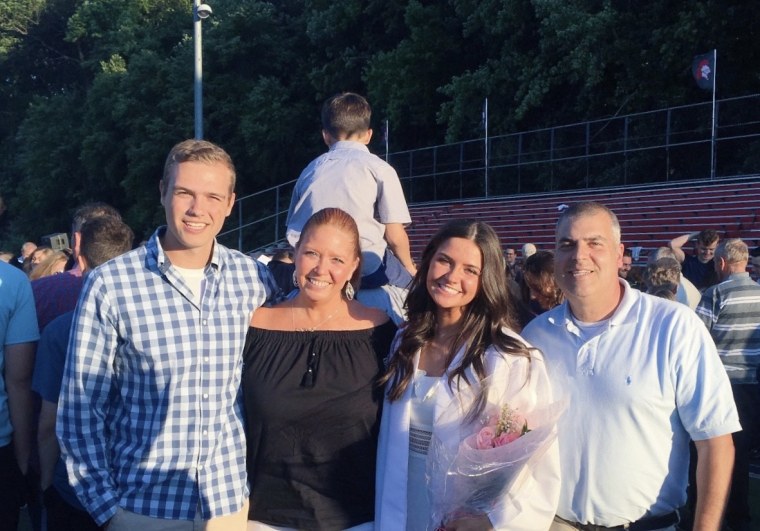 The Torchia family: Anthony, Carolyn, Jack, 21, and Emily, 18.