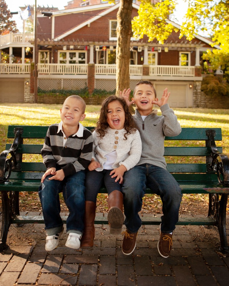 "Two weeks ago, it didn't even cross my mind that school would be closing," said Dr. Lily Hahn, whose three children are pictured here.