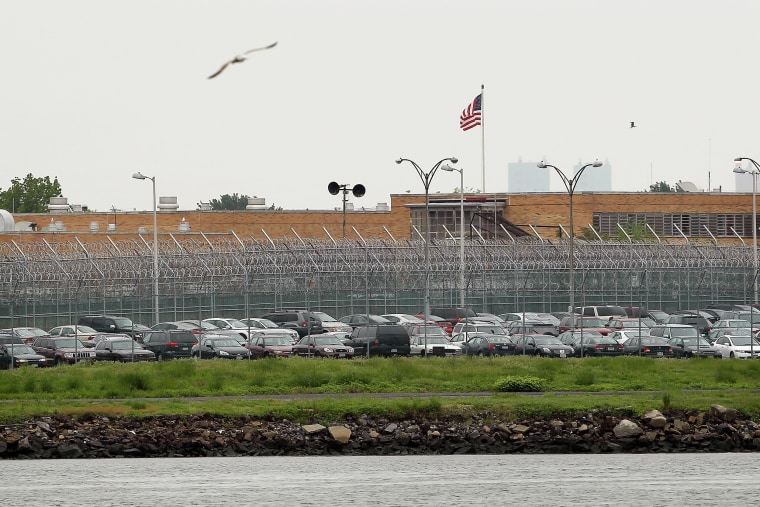 Image: A view of the Rikers Island prison complex