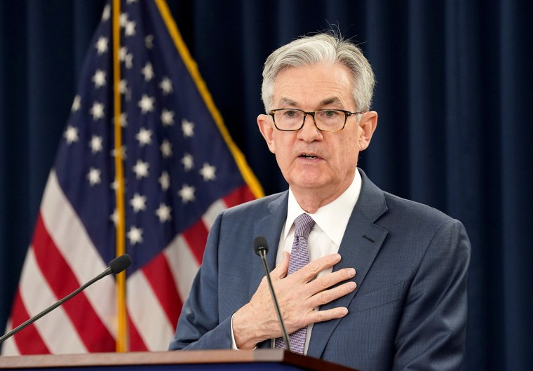 Image: FILE PHOTO: U.S. Federal Reserve Chairman Jerome Powell  speaks in Washington