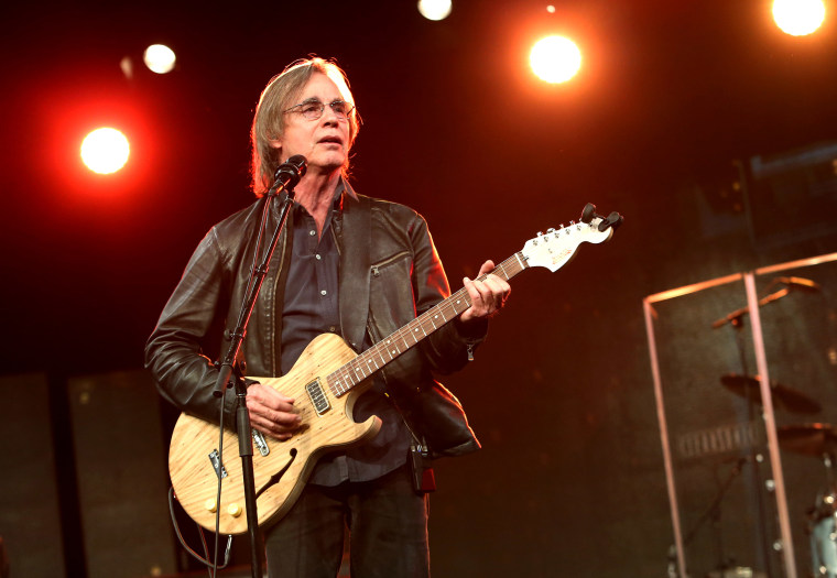 Image: Singer Jackson Browne performs onstage at the 33rd Annual TEC Awards during NAMM Show 2018 at the Hilton Anaheim