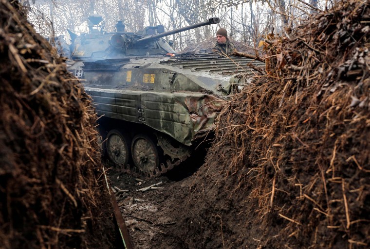 Image: A Ukrainian armored personal carrier