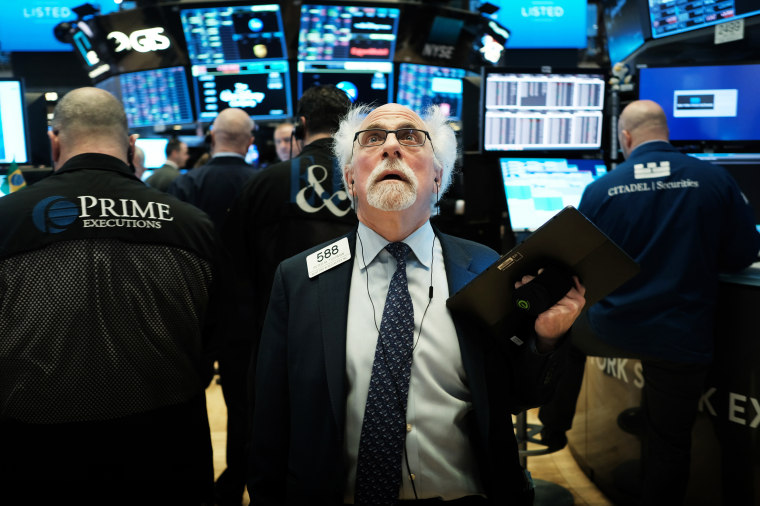 Image: Peter Tuchman at the New York Stock Exchange on March 9, 2020.