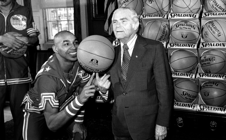 Image: Fred 'Curly' Neal and Abe Beame