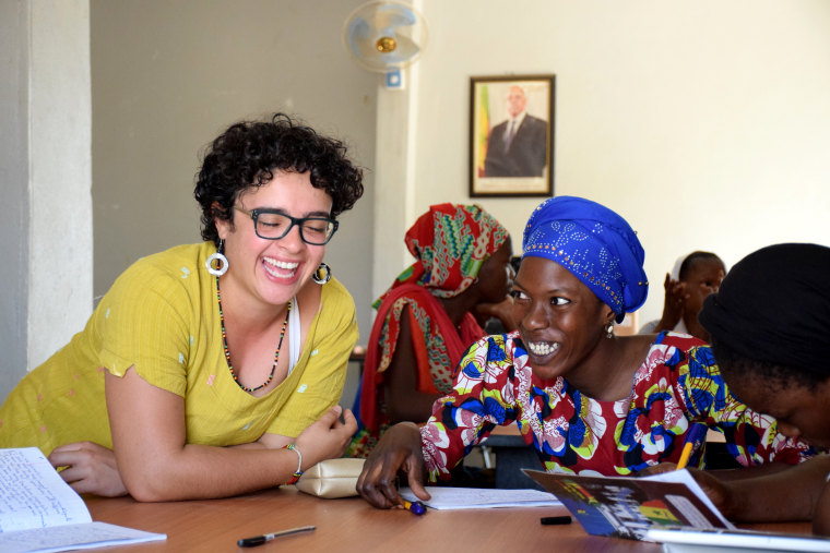 Karina Osorio worked in economic development in Senegal, and was about to extend her time there for a third year as a training coordinator. "A week ago I was ready to just pour myself into Senegal, I still want to be back there," Osorio said.