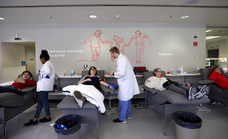 Image: Seattle Area Fears Blood Donation Shortage During Coronavirus Outbreak