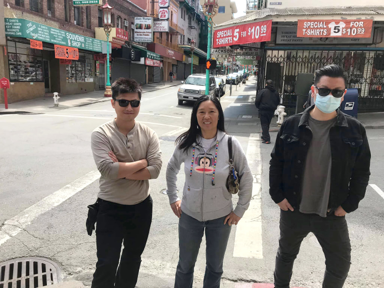 SF Peace Collective volunteers patrolling the streets of San Francisco.