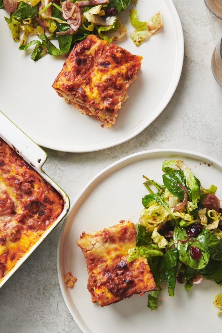 This classic cheesy beef lasagna is the Sunday dinner your family craves