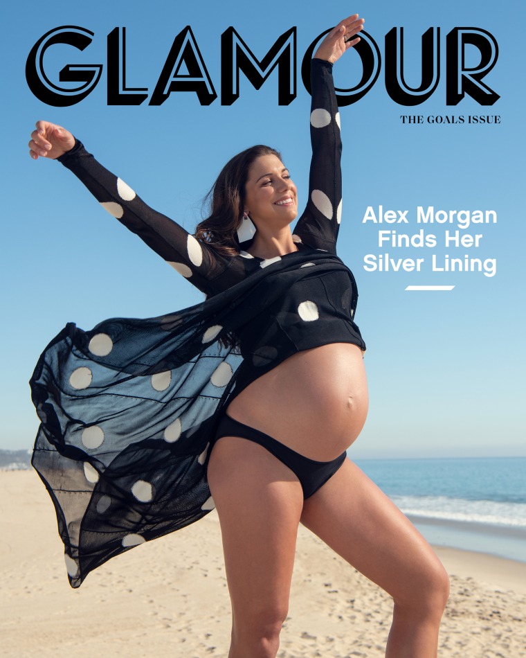 Alex Morgan on Glamour cover