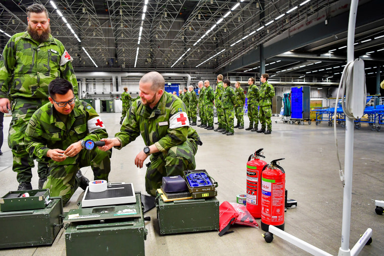 Image: Swedish armed forces field hospital