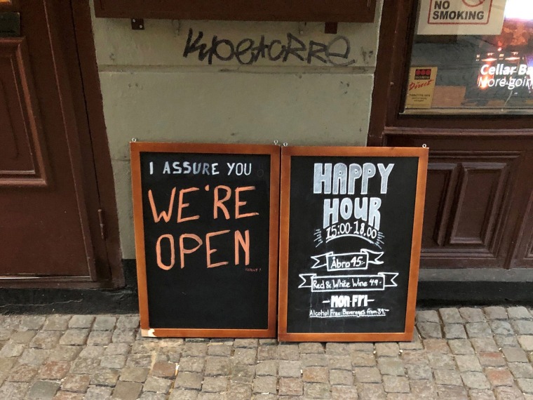 Image: A bar in Stockholm