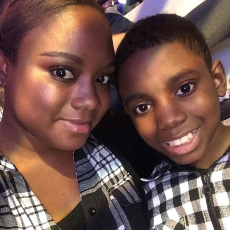 Kiara Swope and her son, Elijah Williams