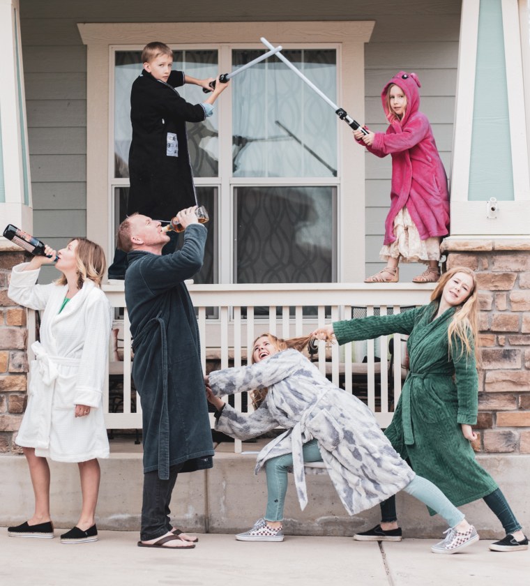 The Allen family in Erie, Colo.