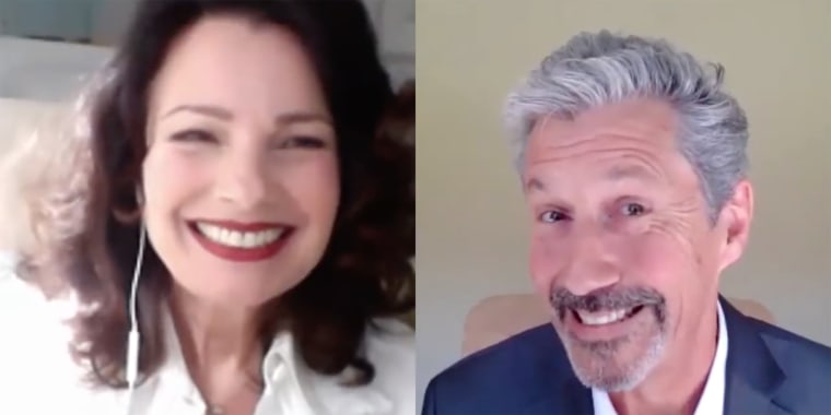 Fran Fine (Fran Drescher) and Mr. Sheffield (Charles Shaughnessy) were together again for the one-time-only performance.
