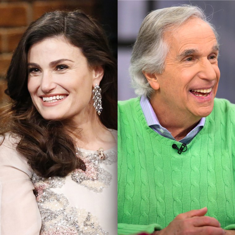 Idina Menzel and Henry Winkler will attend the virtual "Saturday Night Seder" event.