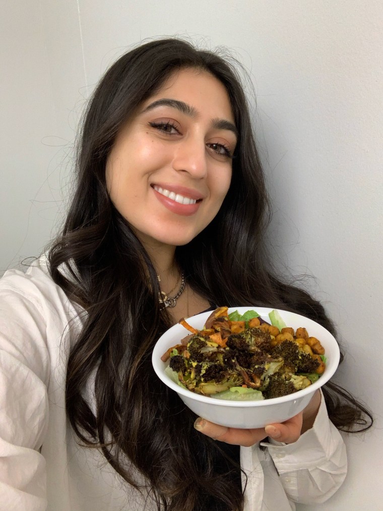 Samah Dada, founder of popular food blog Dadaeats, and her beautiful bowl.