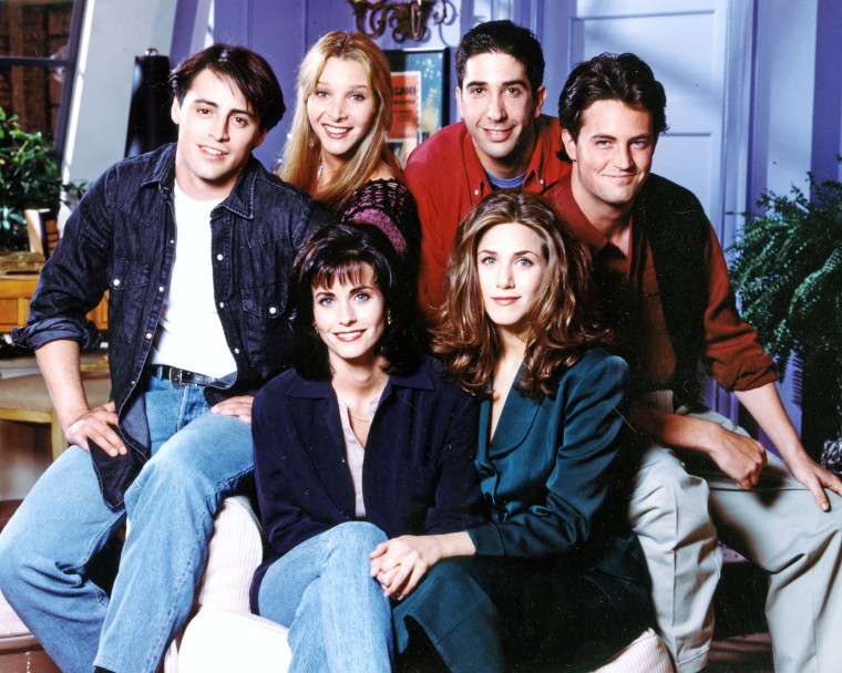 FRIENDS - US TV comedy series - see Description below for names of First Season cast
