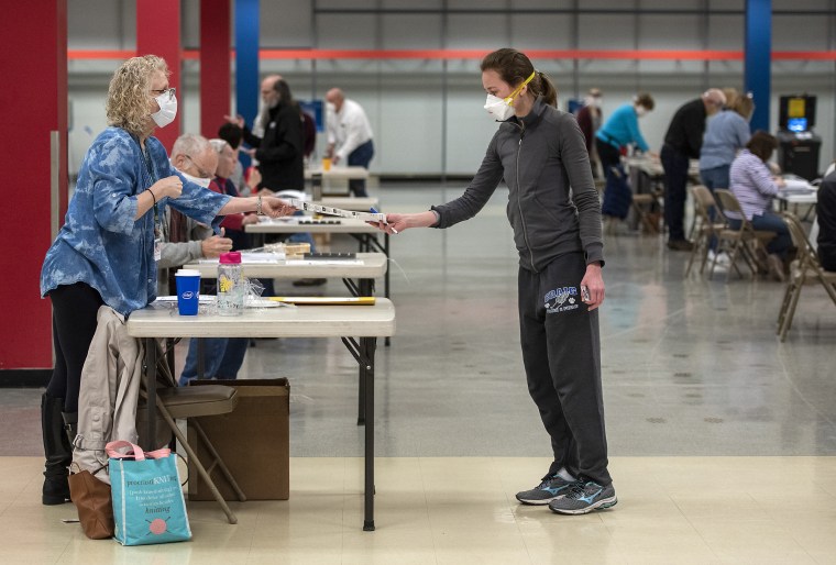 IMAGE: Voting in Janesville, Wis.