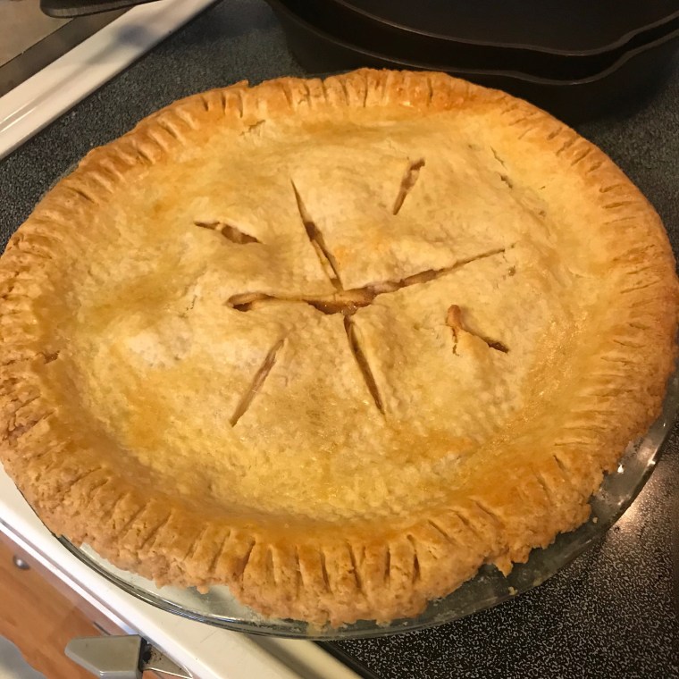 IMAGE: Marty Sweeney's homemade apple pie