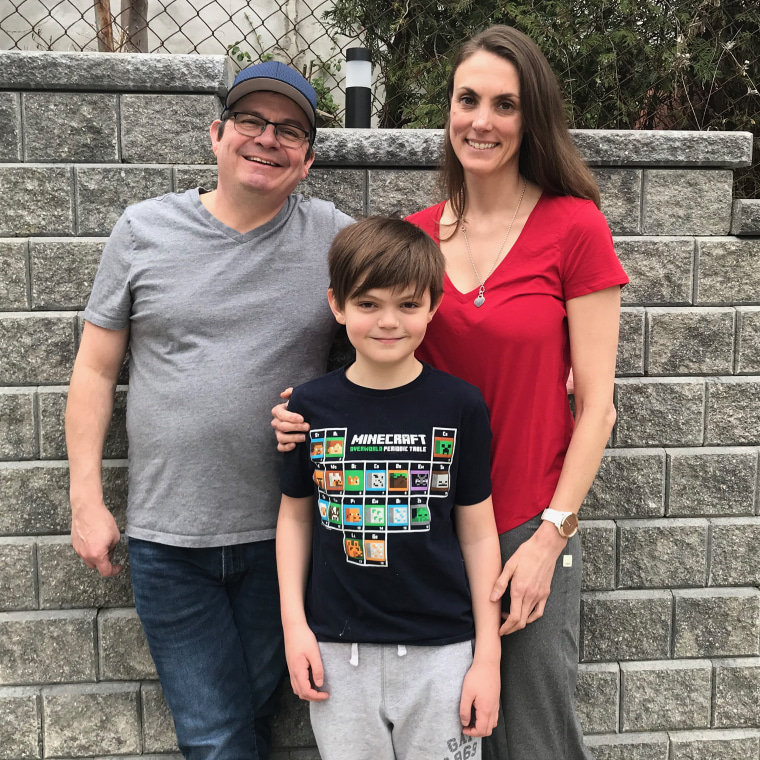 Henry and Lisa Drake, who divorced in 2014, have temporarily moved back in with each other during the pandemic so both parents can see their son, Alex, 9.
