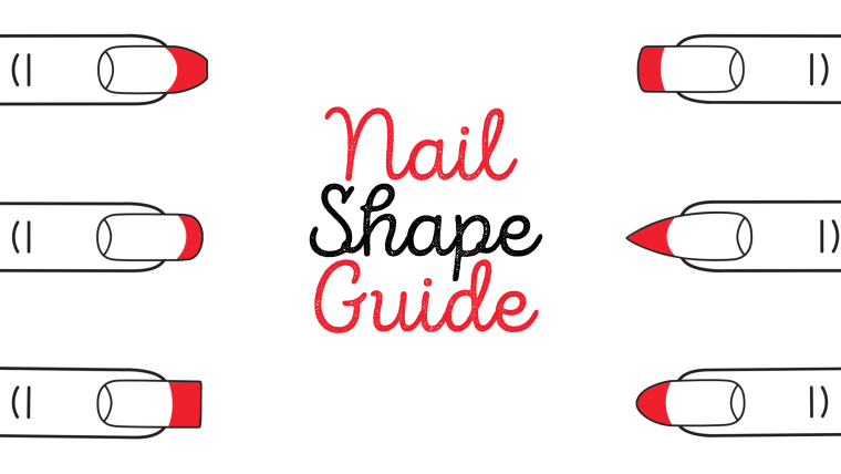 nail shapes chart