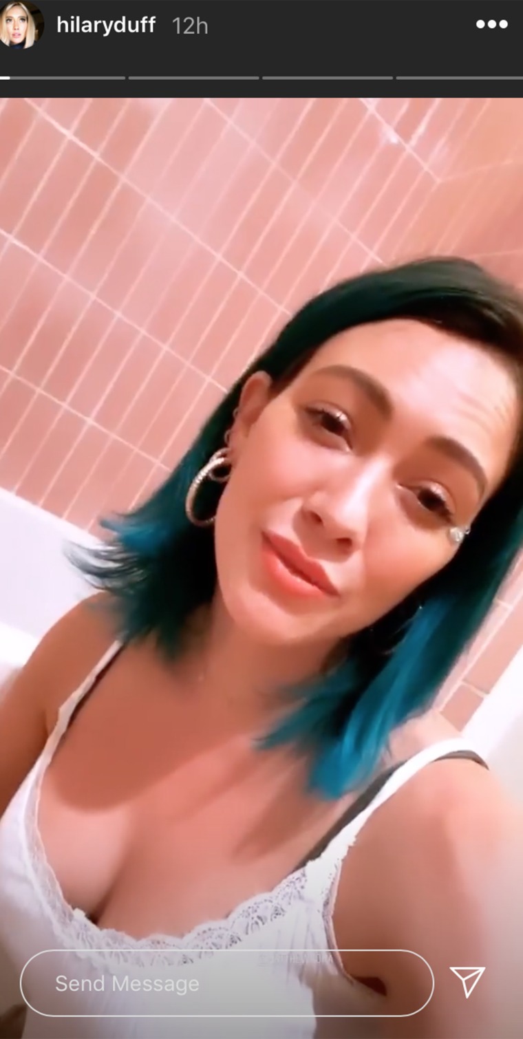 Is her new, blue hair here to stay?