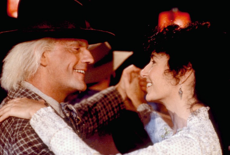 Christopher Lloyd, Mary Steenburgen in "Back to the Future Part III"