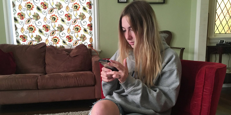 Laurel Foster is part of a Stanford University research study on whether smartphones can be used to help detect depression and potential self-harm.