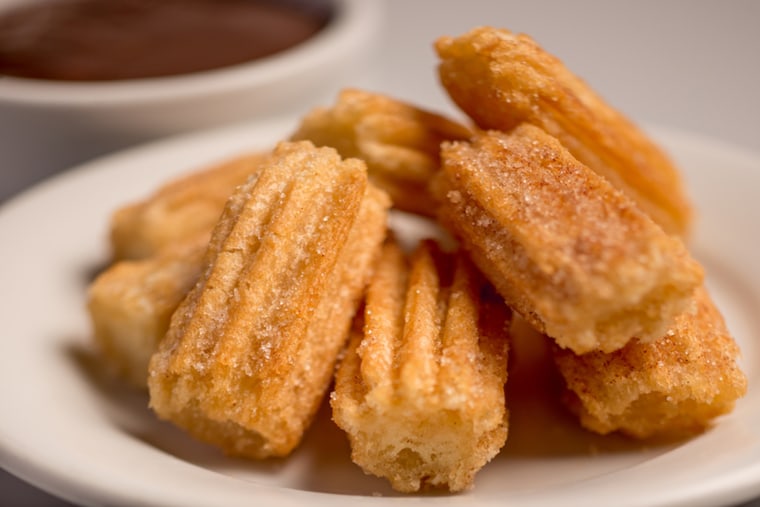 Churros are a delicious dessert, but also make a great sweet snack anytime of day. 