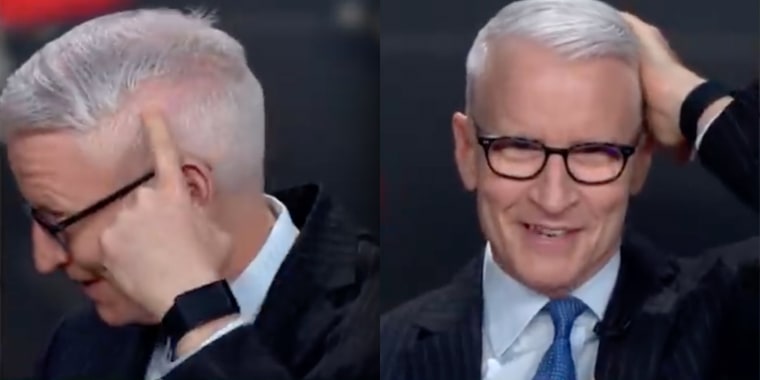 Anderson Cooper revealed his new do to the world Thursday.