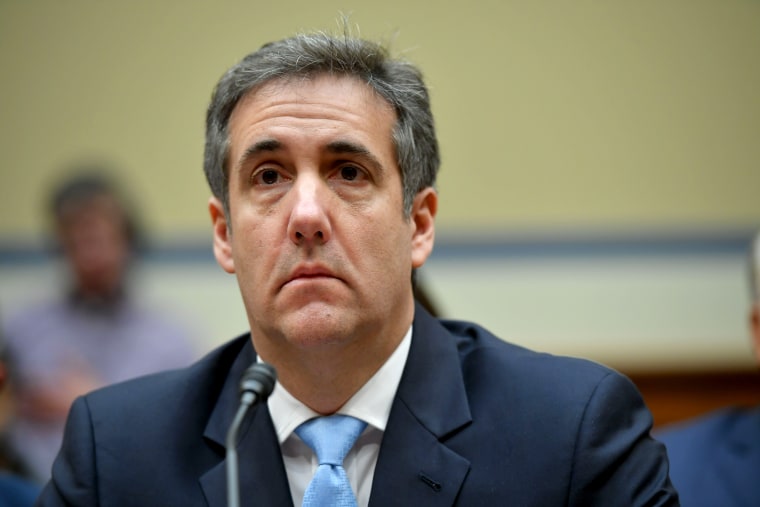 Image: Michael Cohen arrives to testify before the House Oversight and Reform Committee on Capitol Hill on Feb. 27, 2019.