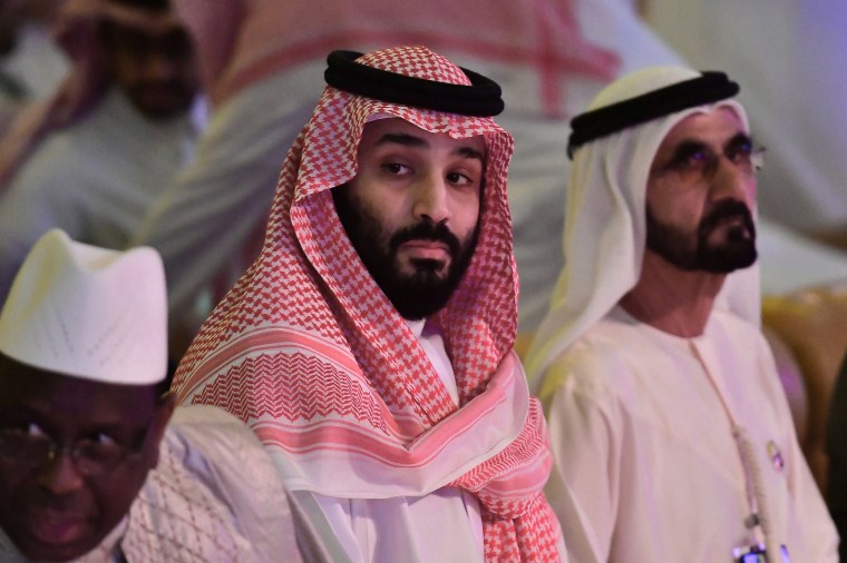Image: Saudi Crown Prince Mohammed bin Salman during the Future Investment Initiative FII conference in the Saudi capital Riyadh