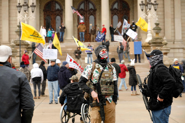 Image: Protest in Michigan