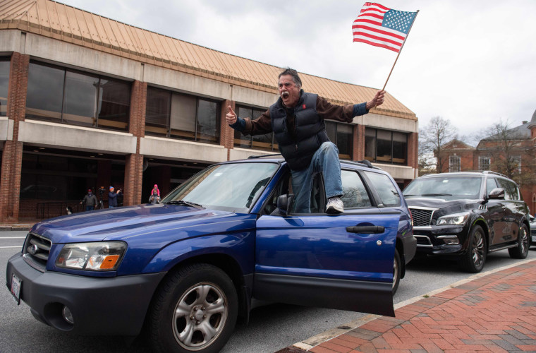 Image: "Reopen Maryland" rally