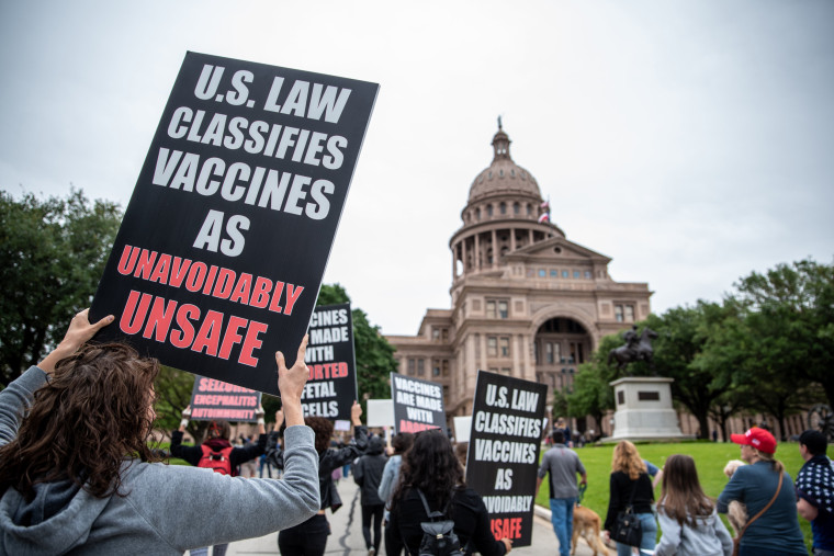 Image: Demonstrators Protests At Texas State Capitol Against Governor's Stay At Home Order