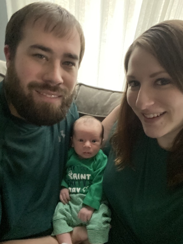 After facing infertility for almost four years, the Pietts were excited to finally welcome a baby. But that feeling lessened as stay-at-home orders means Sarah feels isolated. 