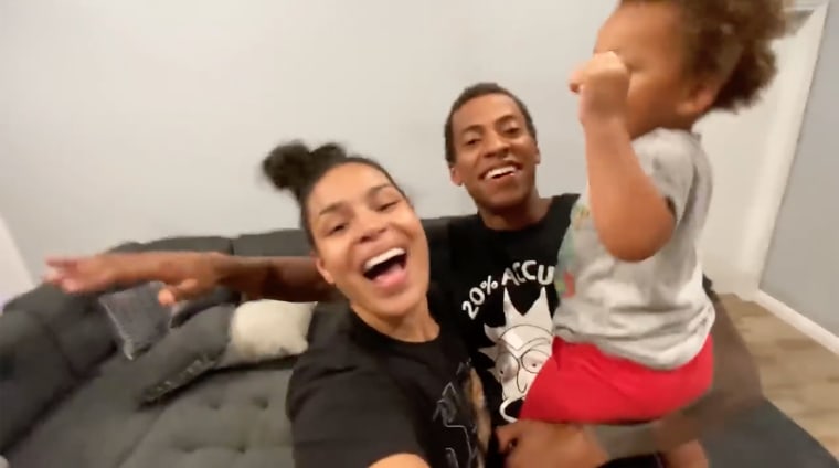 Jordin Sparks in New Kids on the Block's "House Party" video
