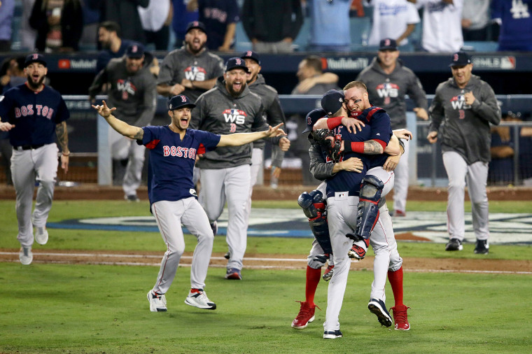 Image: World Series - Boston Red Sox v Los Angeles Dodgers - Game Five