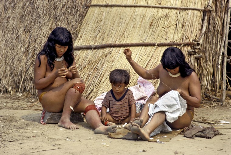 Image: John Hemming has been visting the tribes of the Amazon since the 1970's. This image was originally published in his book, "Tribes of the Amazon Basin".