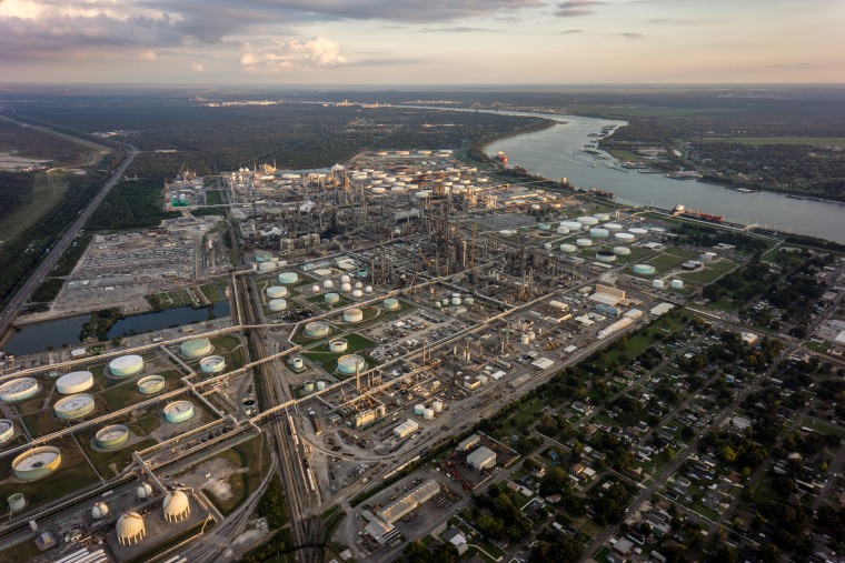 Louisiana's 'Cancer Alley' (Aerial View)