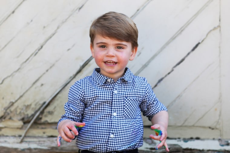 Image: Britain's Prince Louis celebrates his second birthday