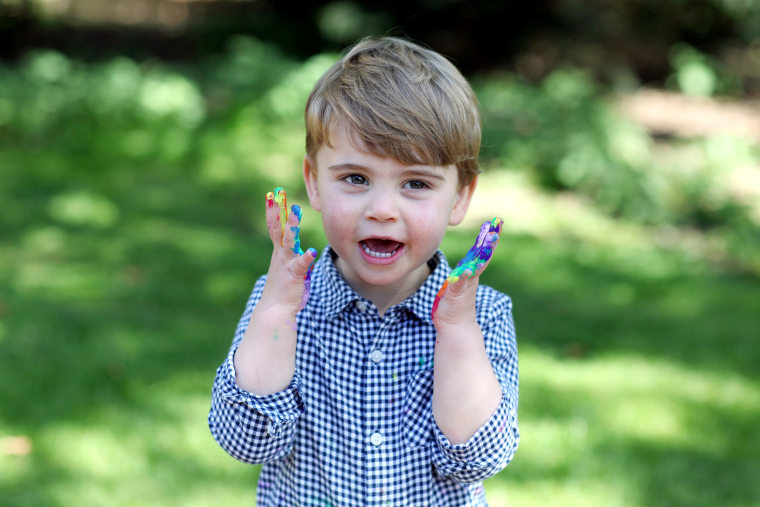 Image: Britain's Prince Louis celebrates his second birthday