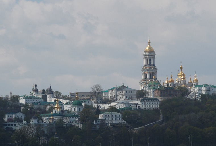 Image: The Kiev Pechersk Lavra monastery, where multiple cases of the coronavirus disease (COVID-19) have been confirmed, in Kiev, Ukraine