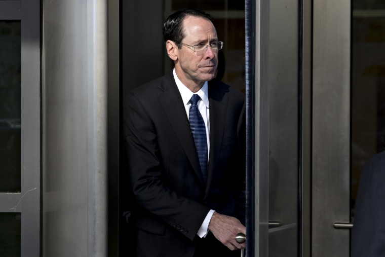 AT&T CEO Randall Stephenson Expected To Testify In $85 Billion AT&T And Time Warner Merger Trial