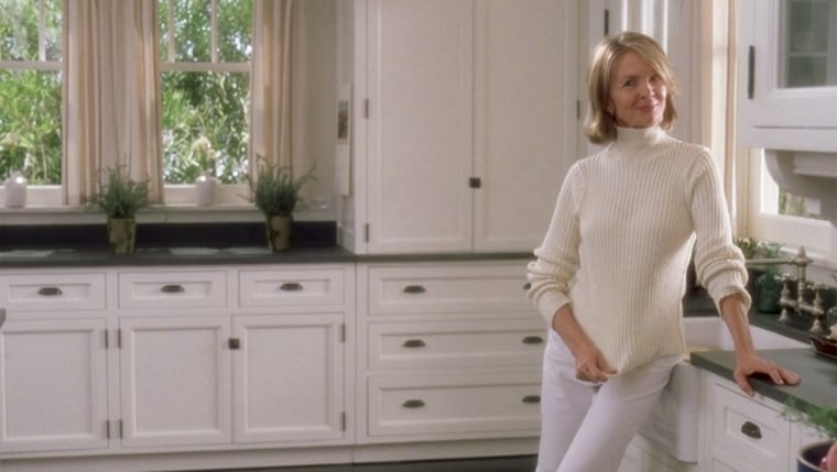 Diane Keaton's kitchen in "Something's Gotta Give" is the quintessential Nancy Meyers kitchen. 