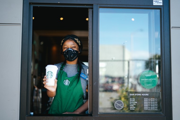 Since March 16, many Starbucks locations have been serving customers via drive-thru.